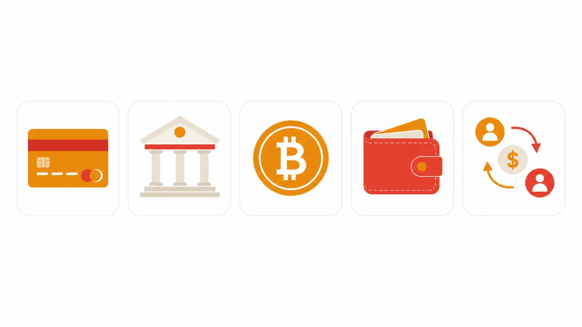 Zeltix AI — deposit and payment methods